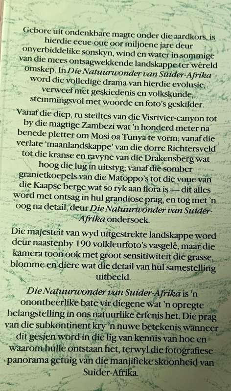Die Natuurwonder van Suider Africa
