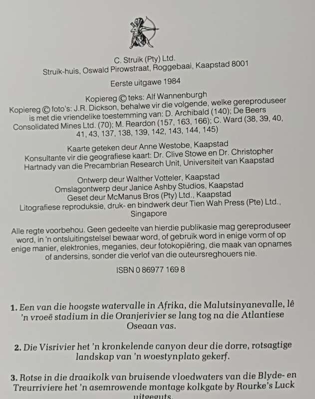 Die Natuurwonder van Suider Africa