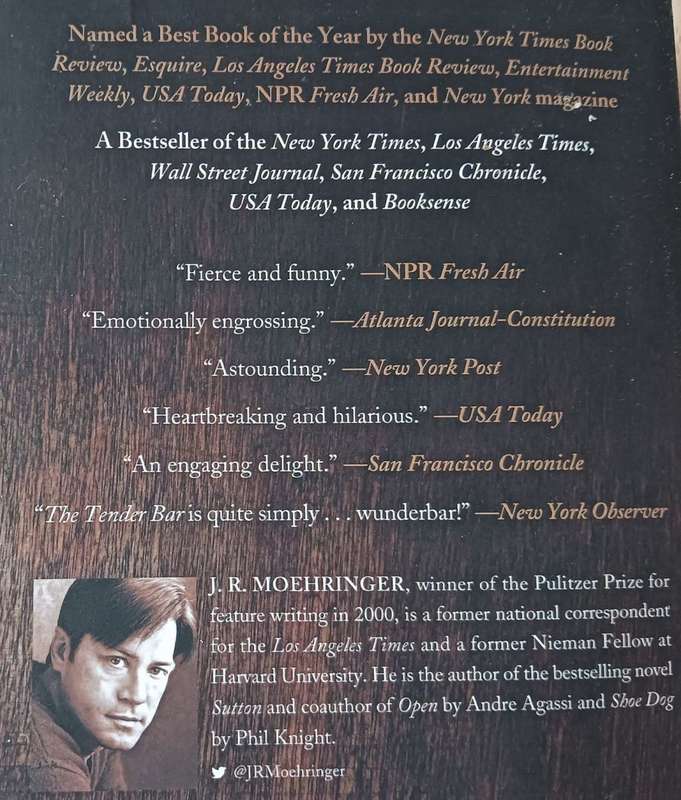 The Tender Bar - J.R. Moehringer - Softcover - 420 pages
