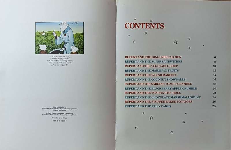 Lots of Fun to Cook With Rupert - Sonia Allison & John Harrold - Hardcover - 29 pages