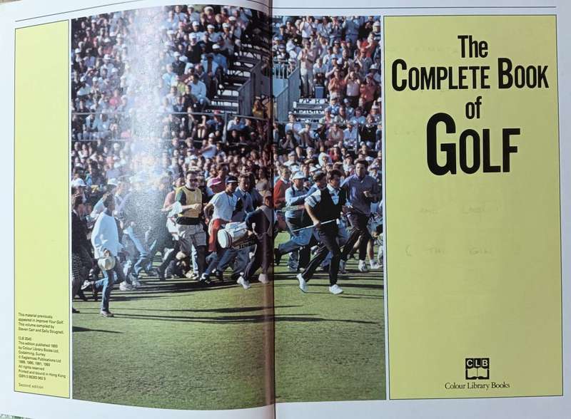 The Complete Book of Golf - Colour Library Books - Hardcover - 528 pages