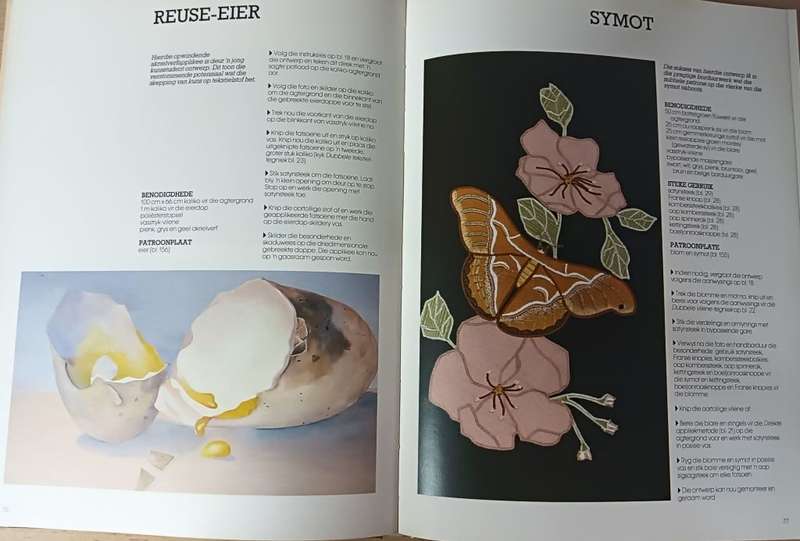 Die Suid-Afrikaanse Boek van Laslappie en Appliekwerk Lesley Turpin- Delport Hardcover - 175 pages
