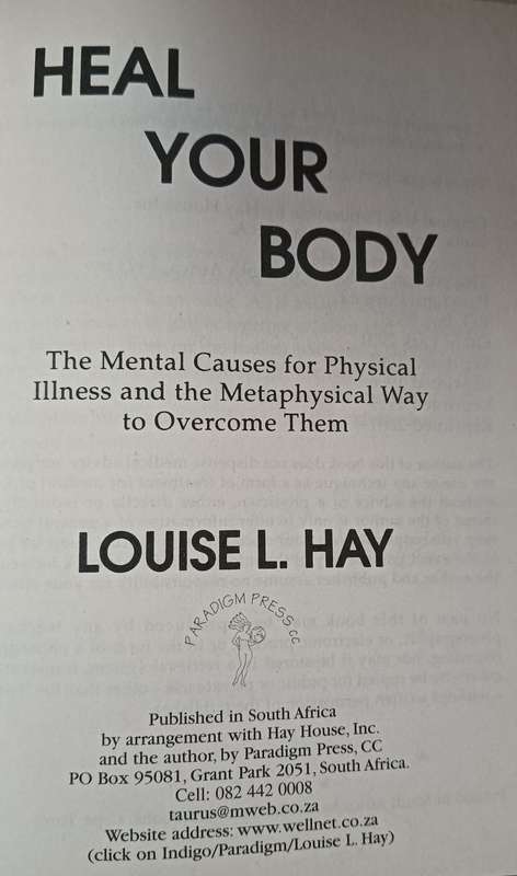 Heal Your Body - Louise L. Haye - Softcover - 83 Pages