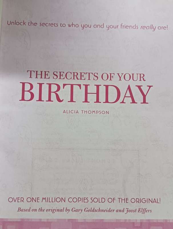 The Secrets of Your Birthday - Alicia Thompson - Softcover - 404 Pages