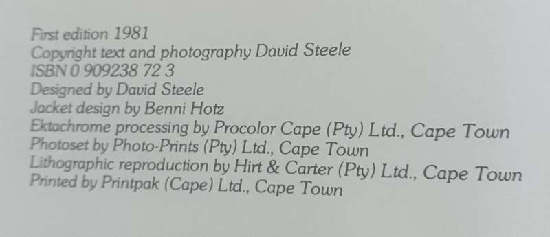 Bushveld Country - David Steele - Hardcover - 133 pages