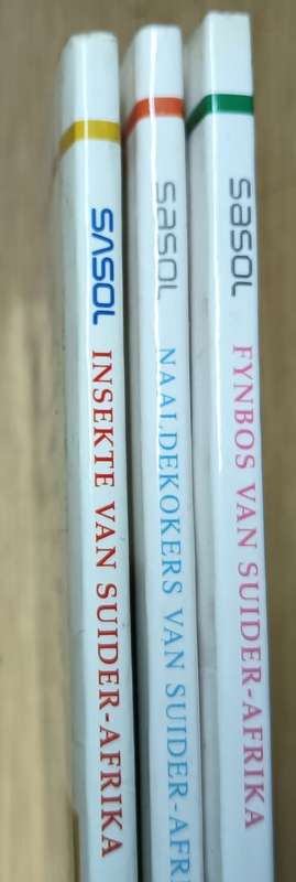 Sasol Veldgids boeke X 3 - Fynbos, Naaldekokers & Insekte - Softcover - 57 x 3 Pages