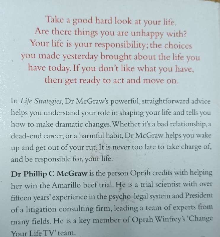 Life Strategies - Dr. Phillip C. McDraw - Softcover - 282 Pages