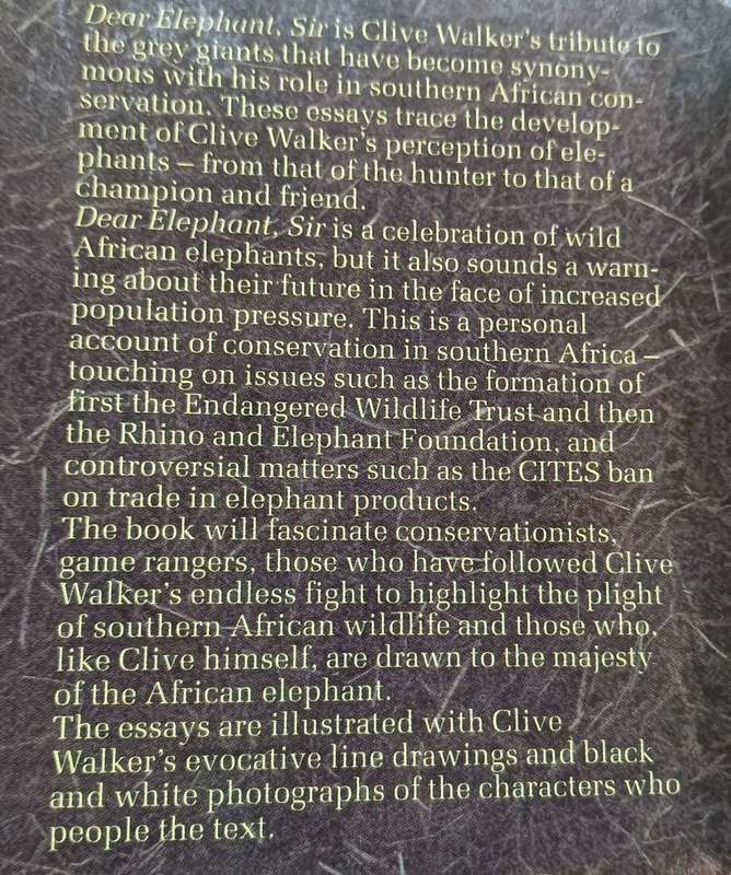 Dear Elephant Sir - Clive Walker - Hardcover - 150 pages