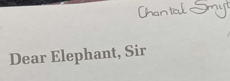 Dear Elephant Sir - Clive Walker - Hardcover - 150 pages