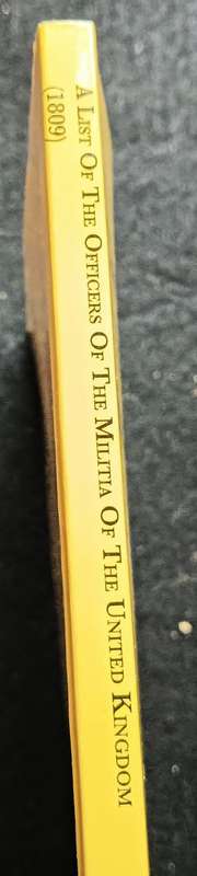 A List of The Officers of the Militia of the United Kingdom - British War Office - Softcover - 154 P