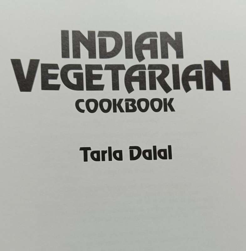 Indian Vegetarian Cookbook - Tarla Dalal - Hardcover - 128 pages