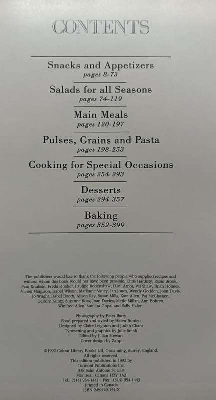 The Complete Vegetarian Cookbook - Chris Hardisty - Hardcover - 400 pages