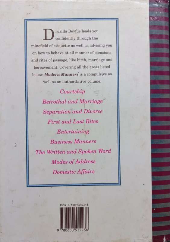 Modern Manners - Drusilla Beyfus - Hardcover - 351 pages