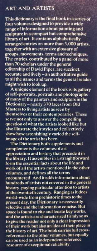 Art and Artists - David Piper - Hardcover - 192 pages