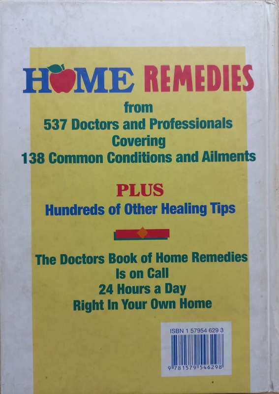 The Doctors Book of Home Remedies - Prevention Magazine Health Books - Hardcover - 676 pages
