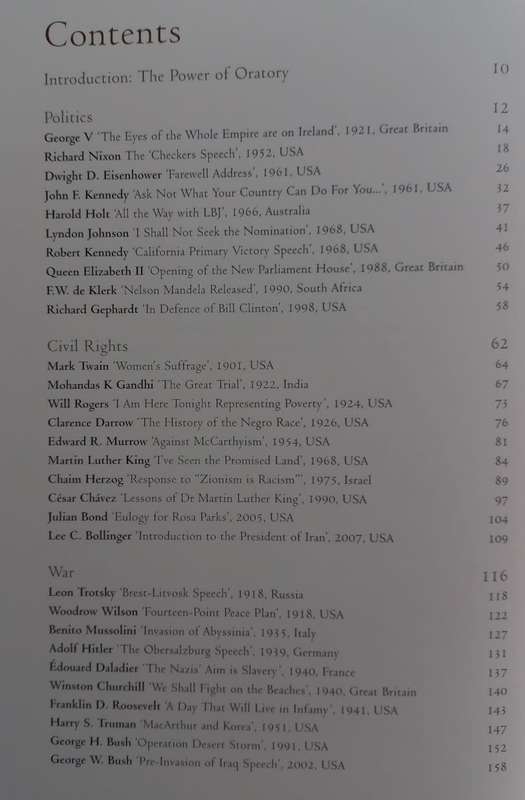 Speeches That Reshaped The World - Alan J Whiticker - Hardcover - 343 pages