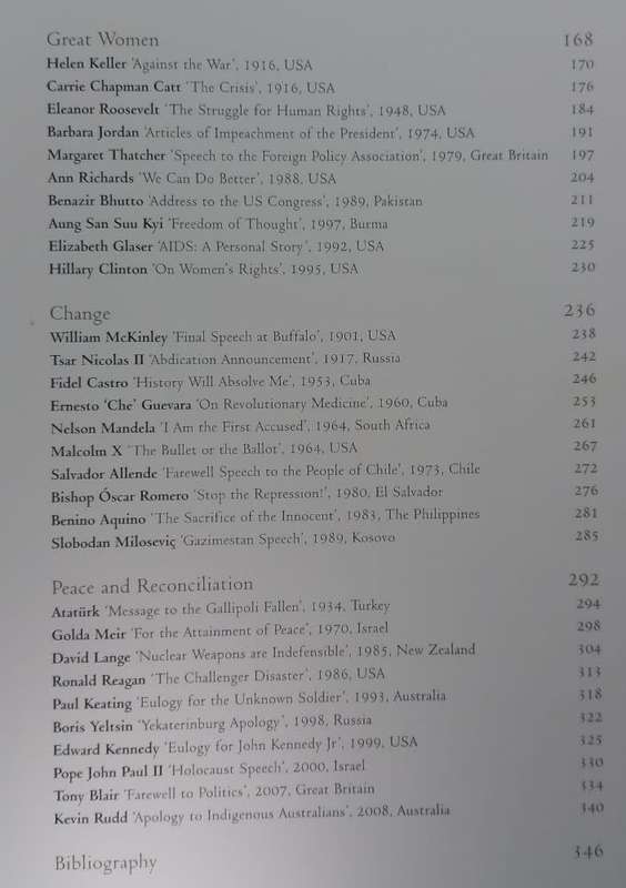 Speeches That Reshaped The World - Alan J Whiticker - Hardcover - 343 pages