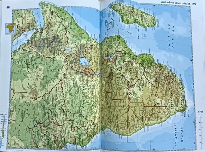 Wereld Atlas Vir Suid-Afrikaners - Jonathan Ball Uitgewers - Softcover - 160 pages