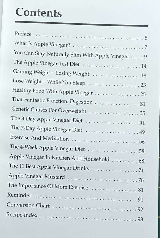 Lose Weight with Apple Cider Vinegar - Softcover - 94 Pages
