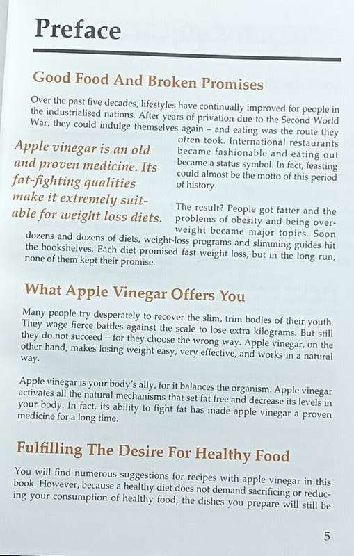 Lose Weight with Apple Cider Vinegar - Softcover - 94 Pages
