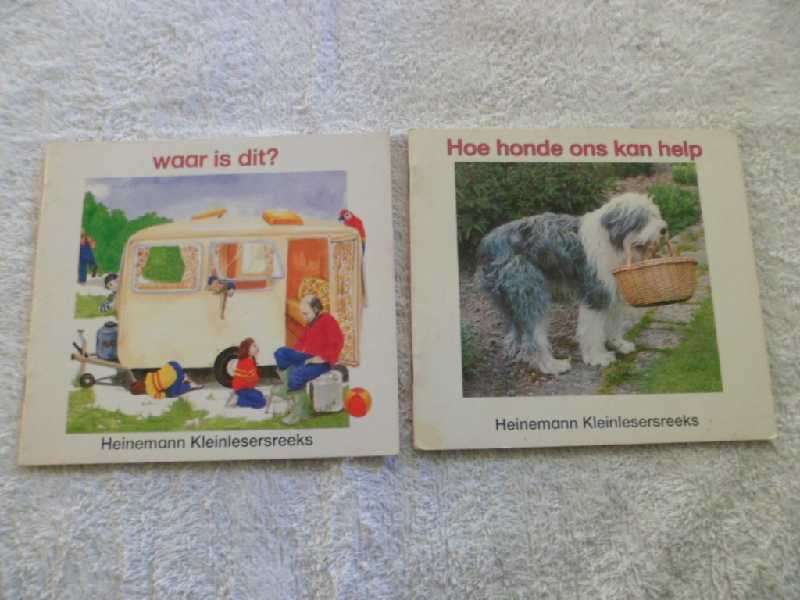 Two books - Waar is dit and Hoe Honde Ons Kan Help - Heinemann Kleinlesersreeks