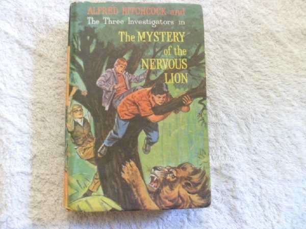 The Three Investigators in The Mystery of the Nervous Lion