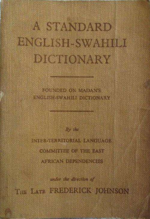 A Standard English-Swahili Dictionary