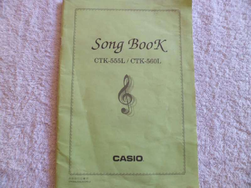 Casio Song Book - CTK - 555L - CTK - 560L
