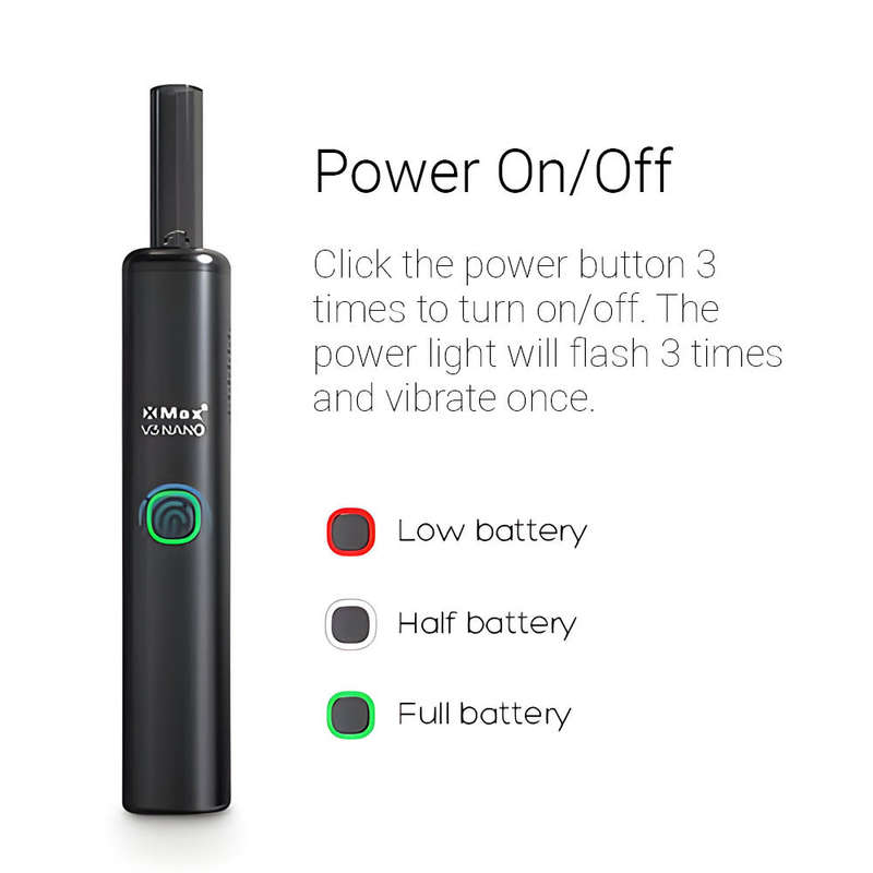 XMax V3 Nano Dry Herb Vaporizer