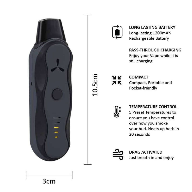 AirVape XS GO Dry Herb Vaporizer