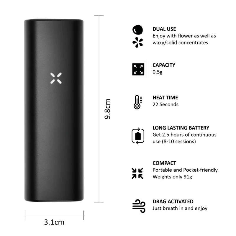 PAX Plus Dual Use Vaporizer (Onyx)