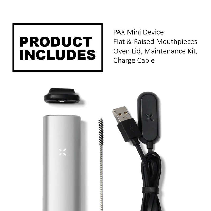 PAX Mini Dry Herb Vaporizer (Silver)