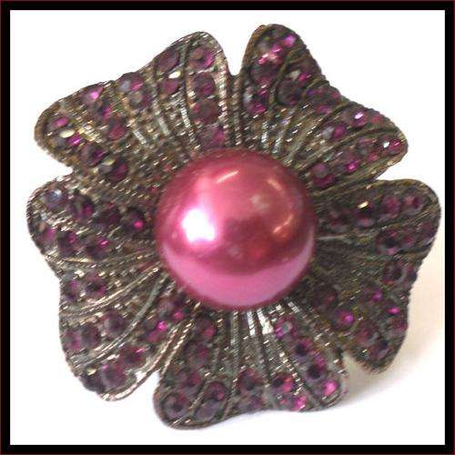 CRAZZEEE R1 ANTIQUE DIAMANTE  ADJUSTABL RING