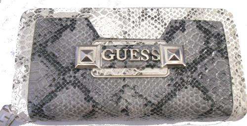 100%FREEEEEEEEEEEEE SHIPPING  - DOUBLE ZIPPER GUESS WALLET - 19cm X 9cM