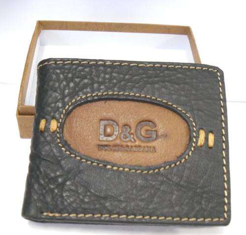 D & G MENS WALLET - 11cm X 9.5cm - COMES IN BOX SO PERFECT FOR GIFTS AS WELL
