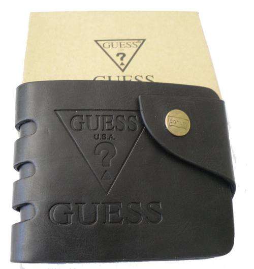 GUESS MENS WALLET - 12cm X 9.5cm - COMES IN BOX SO PERFECT FOR GIFTS AS WELL