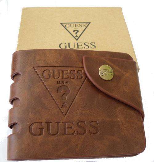 GUESS MENS WALLET - 12cm X 9.5cm - COMES IN BOX SO PERFECT FOR GIFTS AS WELL