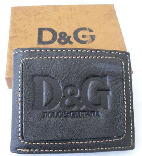 D & G MENS WALLET - 12cm X 9.5cm - COMES IN BOX SO PERFECT FOR GIFTS AS WELL