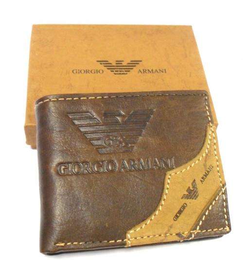 ARMANI MENS WALLET - 12cm X 9.5cm - COMES IN BOX SO PERFECT FOR GIFTS AS WELL