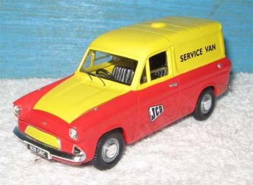 FORD ANGLIA JCB SERVICE VAN by CORGI in 1/43 SCALE
