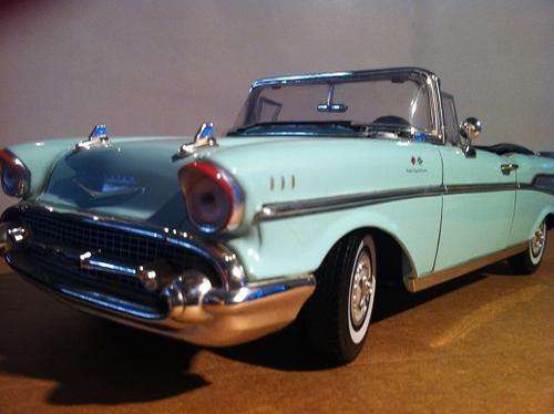 1957 Chev Bel Air Convertible 1:18 scale