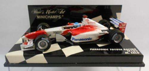 Minichamps F1 1/43 Scale - 400020024 TOYOTA F1 M.SALO