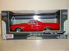 CHEV EL CAMINO 2016 MOTOR MAX 1/24 SCALE AMERICAN CLASSICS 1970 CHEVY SS 396 RED