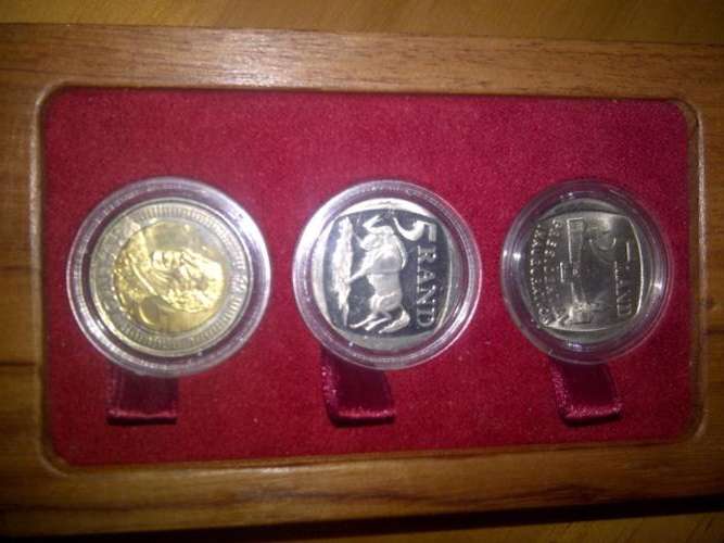 Nelson Mandela 3 coin set