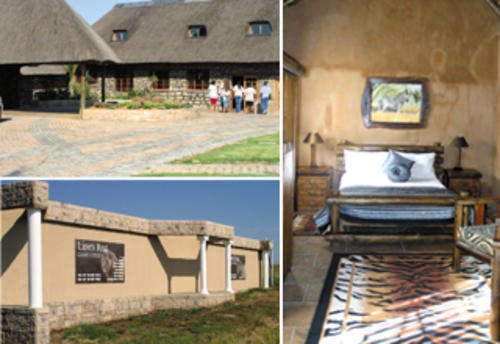 lionsrest game lodge&spa 2 nights incl 6 meals jacuzzi/sauna massage per couple
