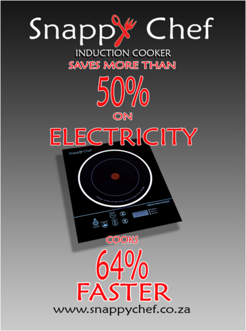 SNAPPY CHEF - SAVE Electricity and Cooking Time - Induction Cooker