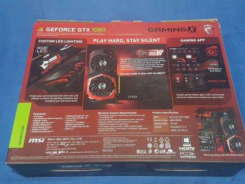 MSI Gaming X 1060 6GB GPU / Graphics Card