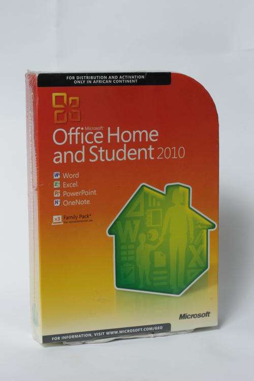 Microsoft Office Home and Student 2010 3 licenses New
