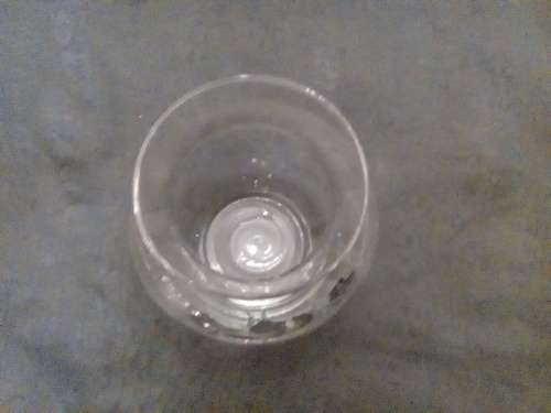 THIS IS SUCH A BEAUTIFUL LITTLE GLASS VASE WITH PAINTED FLOWERS - STUNNING PIECE!!!!
