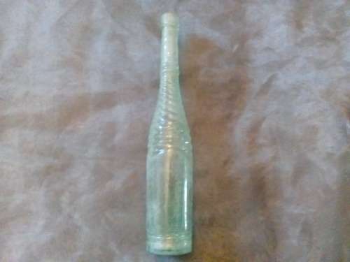 LOOK AT THIS BEAUTIFUL OLD GLASS BOTTLE - REAL NICE PIECE!!!!